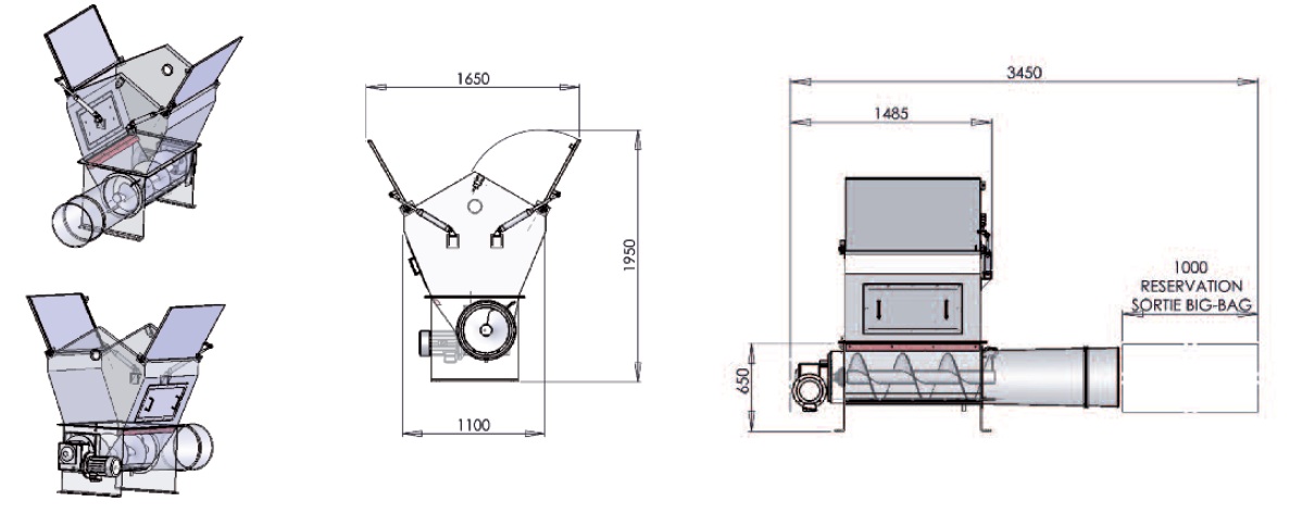 dimensions bag compactor