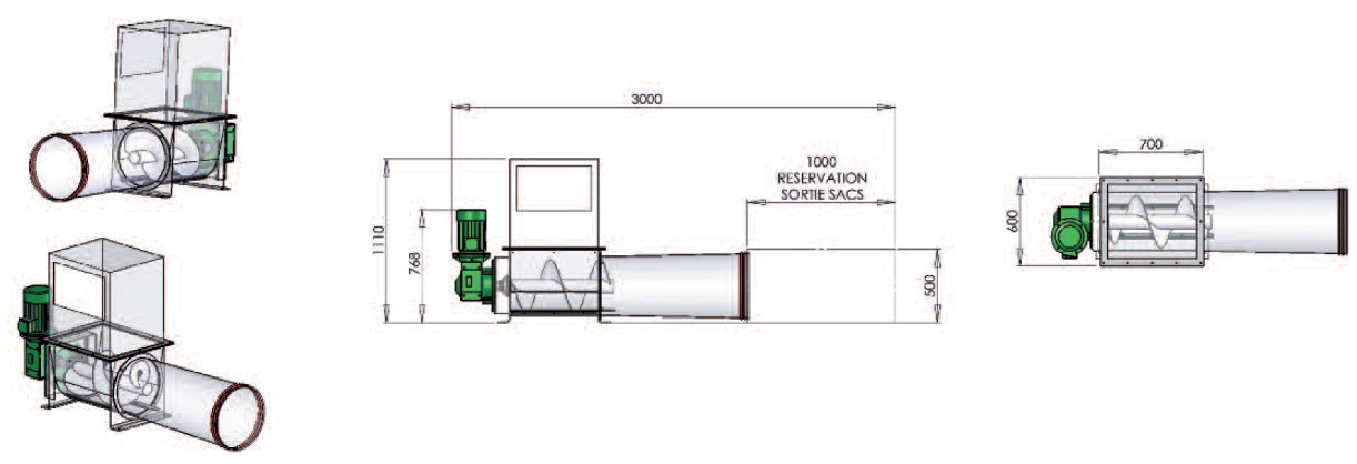 dimensions sack compactor