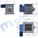 mini drawing gravity rotary valve E250